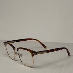 Chopard VCH297 722Y Havana Gold Eyeglasses New Authentic